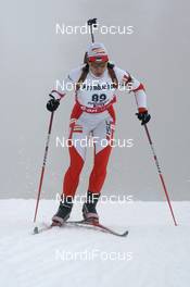 07.12.2007, Hochfilzen (AUT): Eveli Saue (EST) - IBU World Cup biathlon, sprint women - Hochfilzen (AUT). www.nordicfocus.com. c Furtner/NordicFocus. Every downloaded picture is fee-liable.