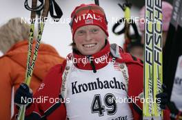 07.12.2007, Hochfilzen (AUT): Tora Berger (NOR) - IBU World Cup biathlon, sprint women - Hochfilzen (AUT). www.nordicfocus.com. c Furtner/NordicFocus. Every downloaded picture is fee-liable.