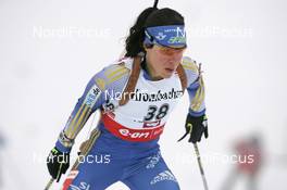 07.12.2007, Hochfilzen (AUT): Sofia Domeij (SWE) - IBU World Cup biathlon, sprint women - Hochfilzen (AUT). www.nordicfocus.com. c Furtner/NordicFocus. Every downloaded picture is fee-liable.