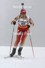 07.12.2007, Hochfilzen (AUT): Chunli Wang (CHN) - IBU World Cup biathlon, sprint women - Hochfilzen (AUT). www.nordicfocus.com. c Furtner/NordicFocus. Every downloaded picture is fee-liable.