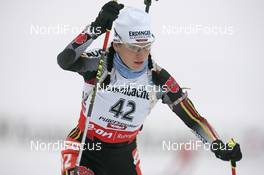 07.12.2007, Hochfilzen (AUT): Katrin Hitzer (GER) - IBU World Cup biathlon, sprint women - Hochfilzen (AUT). www.nordicfocus.com. c Furtner/NordicFocus. Every downloaded picture is fee-liable.