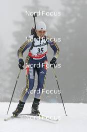 07.12.2007, Hochfilzen (AUT): Dana Plotogea (ROU) - IBU World Cup biathlon, sprint women - Hochfilzen (AUT). www.nordicfocus.com. c Furtner/NordicFocus. Every downloaded picture is fee-liable.