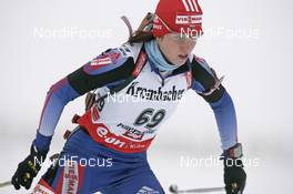 07.12.2007, Hochfilzen (AUT): Svetlana Sleptsova (RUS) - IBU World Cup biathlon, sprint women - Hochfilzen (AUT). www.nordicfocus.com. c Furtner/NordicFocus. Every downloaded picture is fee-liable.