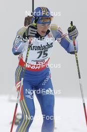 07.12.2007, Hochfilzen (AUT): Anna Carin Olofsson (SWE) - IBU World Cup biathlon, sprint women - Hochfilzen (AUT). www.nordicfocus.com. c Furtner/NordicFocus. Every downloaded picture is fee-liable.
