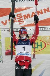 24.11.2007, Beitostoelen, Norway (NOR): Marit Bjoergen (NOR) 1st place - FIS world cup cross-country, womens 10 km, Beitostoelen. www.nordicfocus.com. c Furtner/NordicFocus. Every downloaded picture is fee-liable.