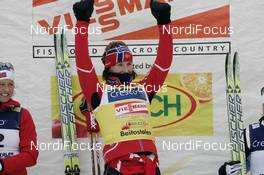 24.11.2007, Beitostoelen, Norway (NOR): Marit Bjoergen (NOR) yellow bib - FIS world cup cross-country, womens 10 km, Beitostoelen. www.nordicfocus.com. c Furtner/NordicFocus. Every downloaded picture is fee-liable.