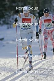 25.11.2007, Beitostoelen, Norway (NOR): Oskar Svaerd (SWE) - FIS world cup cross-country, relay men, Beitostoelen. www.nordicfocus.com. c Furtner/NordicFocus. Every downloaded picture is fee-liable.