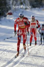 25.11.2007, Beitostoelen, Norway (NOR): Eldar Roenning (NOR), Martin Sundby (NOR)  - FIS world cup cross-country, relay men, Beitostoelen. www.nordicfocus.com. c Furtner/NordicFocus. Every downloaded picture is fee-liable.