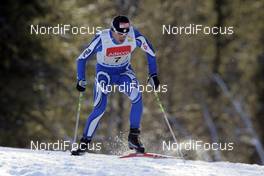 25.11.2007, Beitostoelen, Norway (NOR): Fabio Santus (ITA)  - FIS world cup cross-country, relay men, Beitostoelen. www.nordicfocus.com. c Furtner/NordicFocus. Every downloaded picture is fee-liable.