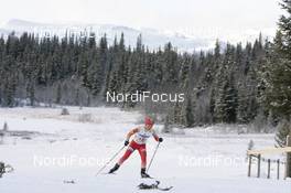 25.11.2007, Beitostoelen, Norway (NOR): Libo Wang (CHN)  - FIS world cup cross-country, relay women, Beitostoelen. www.nordicfocus.com. c Furtner/NordicFocus. Every downloaded picture is fee-liable.
