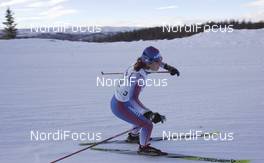 25.11.2007, Beitostoelen, Norway (NOR): Julia Ivanova (RUS) - FIS world cup cross-country, relay women, Beitostoelen. www.nordicfocus.com. c Furtner/NordicFocus. Every downloaded picture is fee-liable.