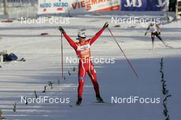 25.11.2007, Beitostoelen, Norway (NOR): Marit Bjoergen (NOR) - FIS world cup cross-country, relay women, Beitostoelen. www.nordicfocus.com. c Furtner/NordicFocus. Every downloaded picture is fee-liable.
