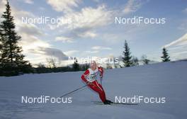 25.11.2007, Beitostoelen, Norway (NOR): Kristin Gausen (NOR)  - FIS world cup cross-country, relay women, Beitostoelen. www.nordicfocus.com. c Furtner/NordicFocus. Every downloaded picture is fee-liable.