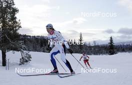 25.11.2007, Beitostoelen, Norway (NOR): Piret Pormeister (EST)  - FIS world cup cross-country, relay women, Beitostoelen. www.nordicfocus.com. c Furtner/NordicFocus. Every downloaded picture is fee-liable.