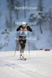 02.12.2007, Kuusamo, Finland (FIN): Claudia Kuenzel-Nystad (GER)  - FIS world cup cross-country, 10km women, Kuusamo (FIN). www.nordicfocus.com. c Felgenhauer/NordicFocus. Every downloaded picture is fee-liable.