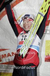 02.12.2007, Kuusamo, Finland (FIN): Astrid Jacobsen (NOR), emotion - FIS world cup cross-country, 10km women, Kuusamo (FIN). www.nordicfocus.com. c Felgenhauer/NordicFocus. Every downloaded picture is fee-liable.