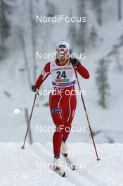 01.12.2007, Kuusamo, Finland (FIN): Guro Stroem Solli (NOR)  - FIS world cup cross-country, individual sprint, Kuusamo (FIN). www.nordicfocus.com. c Felgenhauer/NordicFocus. Every downloaded picture is fee-liable.