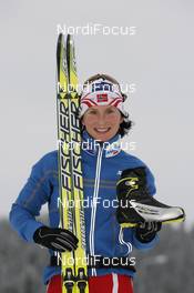 30.11.2007, Kuusamo, Finland (FIN): Marit Bjoergen (NOR)  - FIS world cup cross-country, individual sprint, training, Kuusamo (FIN). www.nordicfocus.com. c Felgenhauer/NordicFocus. Every downloaded picture is fee-liable.