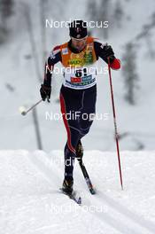 01.12.2007, Kuusamo, Finland (FIN): Lars Flora (USA)  - FIS world cup cross-country, individual sprint, Kuusamo (FIN). www.nordicfocus.com. c Felgenhauer/NordicFocus. Every downloaded picture is fee-liable.
