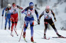 01.12.2007, Kuusamo, Finland (FIN): l-r: Seraina Mischol (SUI), Natalja Naryshkina (RUS), Evi Sachenbacher Stehle (GER)  - FIS world cup cross-country, individual sprint, Kuusamo (FIN). www.nordicfocus.com. c Felgenhauer/NordicFocus. Every downloaded picture is fee-liable.