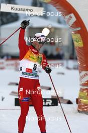 01.12.2007, Kuusamo, Finland (FIN): Johan Kjoelstad (NOR), emotion - FIS world cup cross-country, individual sprint, Kuusamo (FIN). www.nordicfocus.com. c Felgenhauer/NordicFocus. Every downloaded picture is fee-liable.
