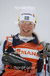 30.11.2007, Kuusamo, Finland (FIN): Maria Rydqvist (SWE)  - FIS world cup cross-country, individual sprint, training, portrait, Kuusamo (FIN). www.nordicfocus.com. c Felgenhauer/NordicFocus. Every downloaded picture is fee-liable.