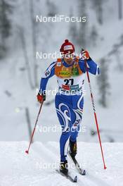 01.12.2007, Kuusamo, Finland (FIN): Loris Frasnelli (ITA)  - FIS world cup cross-country, individual sprint, Kuusamo (FIN). www.nordicfocus.com. c Felgenhauer/NordicFocus. Every downloaded picture is fee-liable.