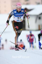 08.12.2007, Davos (SUI): Evi Sachenbacher Stehle (GER) - FIS World Cup cross-country, 10km women - Davos (SUI). www.nordicfocus.com. c Manzoni/NordicFocus. Every downloaded picture is fee-liable.