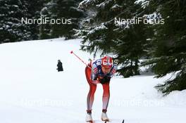 08.12.2007, Davos (SUI): Laurence Rochat (SUI) - FIS World Cup cross-country, 10km women - Davos (SUI). www.nordicfocus.com. c Manzoni/NordicFocus. Every downloaded picture is fee-liable.
