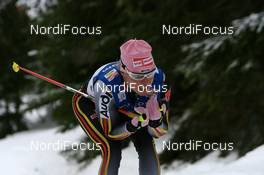 08.12.2007, Davos (SUI): Evi Sachenbacher Stehle (GER) - FIS World Cup cross-country, 10km women - Davos (SUI). www.nordicfocus.com. c Manzoni/NordicFocus. Every downloaded picture is fee-liable.