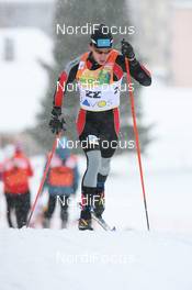 08.12.2007, Davos (SUI): Maxim Odnodvortsev (KAZ) - FIS World Cup cross-country, 15km men - Davos (SUI). www.nordicfocus.com. c Manzoni/NordicFocus. Every downloaded picture is fee-liable.