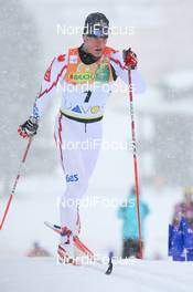 08.12.2007, Davos (SUI): Sean Crooks (CAN) - FIS World Cup cross-country, 15km men - Davos (SUI). www.nordicfocus.com. c Manzoni/NordicFocus. Every downloaded picture is fee-liable.