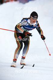 09.12.2007, Davos (SUI): Katrin Zeller (GER) - FIS World Cup cross-country, relay women - Davos (SUI). www.nordicfocus.com. c Manzoni/NordicFocus. Every downloaded picture is fee-liable.