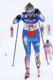 09.12.2007, Davos (SUI): Svetlana Ovchinnikova (RUS) - FIS World Cup cross-country, relay women - Davos (SUI). www.nordicfocus.com. c Manzoni/NordicFocus. Every downloaded picture is fee-liable.