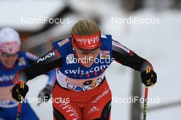 09.12.2007, Davos (SUI): Silvana Bucher (SUI) - FIS World Cup cross-country, relay women - Davos (SUI). www.nordicfocus.com. c Manzoni/NordicFocus. Every downloaded picture is fee-liable.
