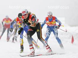 29.12.07, Nove Mesto, Czech Republic (CZE): group, in front Claudia Nystad (GER), Valentina Shevchenko (UKR) and Arianna Follis (ITA)  - FIS world cup cross-country, tour de ski, 10km women, Nove Mesto (CZE). www.nordicfocus.com. c Hemmersbach/NordicFocus. Every downloaded picture is fee-liable.