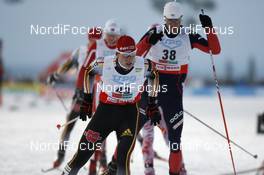 01.12.2007, Kuusamo, Finland (FIN): l-r: Christian Beetz (GER), Sebastien Lacroix (FRA)  - FIS world cup nordic combined, sprint, Kuusamo (FIN). www.nordicfocus.com. c Felgenhauer/NordicFocus. Every downloaded picture is fee-liable.
