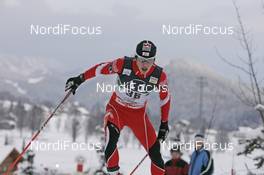 15.12.2007, Ramsau, Austria (AUT): Tomaz Druml (AUT) - FIS world cup nordic combined, mass start, Ramsau (AUT). www.nordicfocus.com. c Furtner/NordicFocus. Every downloaded picture is fee-liable.