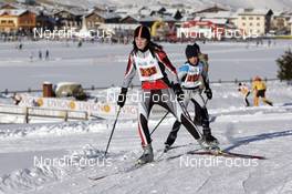 15.12.2007, Livigno, Italy (ITA): At the last uphill, the venue in the back - Worldloppet La Sgambeda, Minisgambeda, Kids Race,  Livigno (ITA). www.nordicfocus.com. c Felgenhauer/NordicFocus. Every downloaded picture is fee-liable.