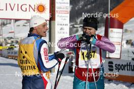 16.12.2007, Livigno, Italy (ITA): blind skier - Worldloppet La Sgambeda, Livigno (ITA). www.nordicfocus.com. c Felgenhauer/NordicFocus. Every downloaded picture is fee-liable.