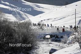 16.12.2007, Livigno, Italy (ITA): racers along the riverside - Worldloppet La Sgambeda, Livigno (ITA). www.nordicfocus.com. c Felgenhauer/NordicFocus. Every downloaded picture is fee-liable.