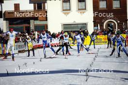 16.12.2007, Livigno, Italy (ITA): l-r: Jerry Ahrlin (SWE), Anders Aukland (NOR), Marco Cattaneo (ITA)  - Worldloppet La Sgambeda, Livigno (ITA). www.nordicfocus.com. c Felgenhauer/NordicFocus. Every downloaded picture is fee-liable.