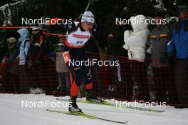 05.01.2008, Oberhof, Germany (GER): Julie Carraz (FRA) - IBU World Cup biathlon, sprint women - Oberhof (GER). www.nordicfocus.com. c Manzoni/NordicFocus. Every downloaded picture is fee-liable.