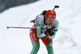 05.01.2008, Oberhof, Germany (GER): Olga Kudrashova (BLR) - IBU World Cup biathlon, sprint women - Oberhof (GER). www.nordicfocus.com. c Manzoni/NordicFocus. Every downloaded picture is fee-liable.