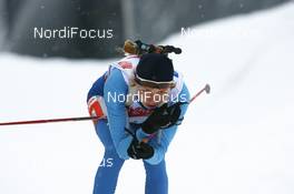 05.01.2008, Oberhof, Germany (GER): Elena Khrustaleva (KAZ) - IBU World Cup biathlon, sprint women - Oberhof (GER). www.nordicfocus.com. c Manzoni/NordicFocus. Every downloaded picture is fee-liable.