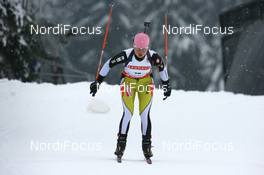 05.01.2008, Oberhof, Germany (GER): Viktoria Afanasjeva (KAZ) - IBU World Cup biathlon, sprint women - Oberhof (GER). www.nordicfocus.com. c Manzoni/NordicFocus. Every downloaded picture is fee-liable.