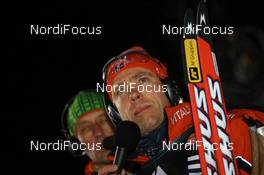 10.01.2008, Ruhpolding, Germany (GER): Halvard Hanevold (NOR) - IBU world cup biathlon, relay men, Ruhpolding (GER). www.nordicfocus.com. c Manzoni/NordicFocus. Every downloaded picture is fee-liable.