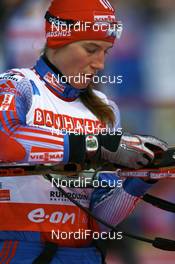 09.01.2008, Ruhpolding, Germany (GER): Olga Anisimova (RUS) - IBU world cup biathlon, relay women, Ruhpolding (GER). www.nordicfocus.com. c Manzoni/NordicFocus. Every downloaded picture is fee-liable.