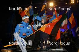 08.01.2008, Ruhpolding, Germany (GER): Kidz with flags - IBU world cup biathlon, opening ceremony, Ruhpolding (GER). www.nordicfocus.com. c Manzoni/NordicFocus. Every downloaded picture is fee-liable.