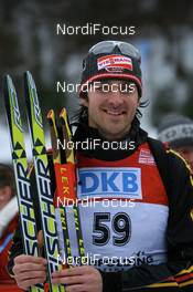 12.01.2008, Ruhpolding, Germany (GER): Alexander Wolf (GER) - IBU world cup biathlon, sprint men, Ruhpolding (GER). www.nordicfocus.com. c Manzoni/NordicFocus. Every downloaded picture is fee-liable.